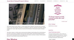 Desktop Screenshot of nationalwomenslibrary.org.au