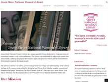 Tablet Screenshot of nationalwomenslibrary.org.au